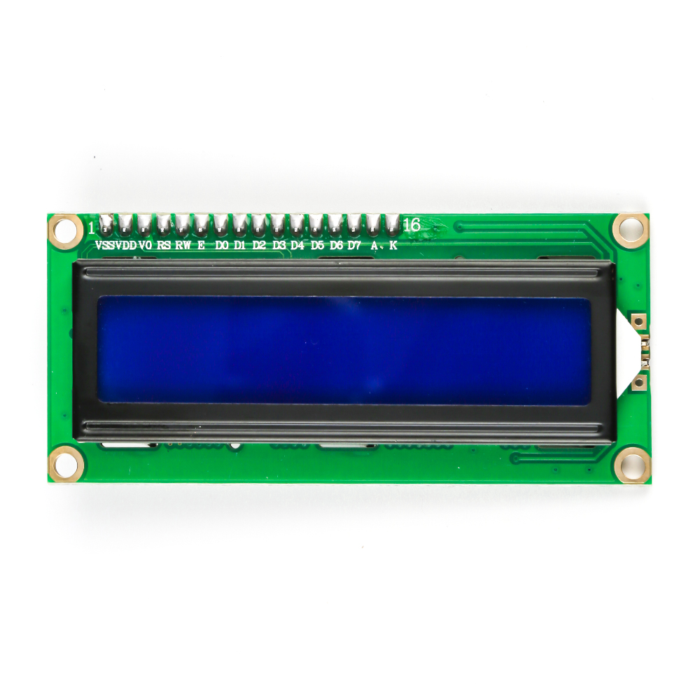 Дисплей LCD1602 с адаптером IIC/I2C, синий